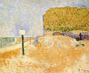 (image for) Handmade oil painting Copy paintings of famous artists Paul Signac paintings, Fecamp, Sunshine - Click Image to Close